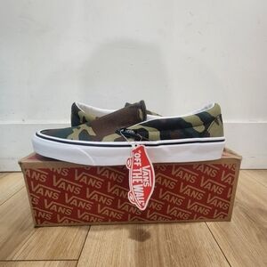 Vans Woodland Camo Classic Slip-On Shoes